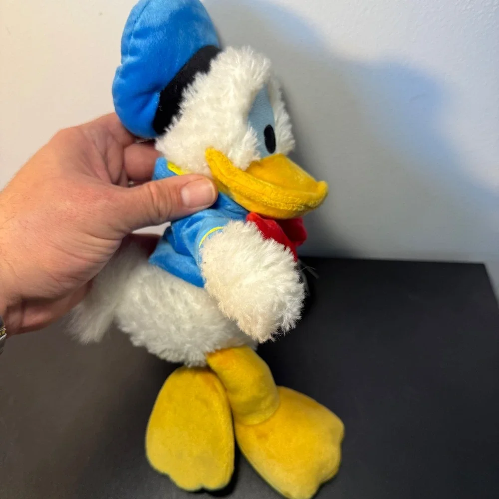 NWT VTG 90s‎ DisneyLand Resort Authentic Donald Duck Plush Blue Sailor Outfit 9